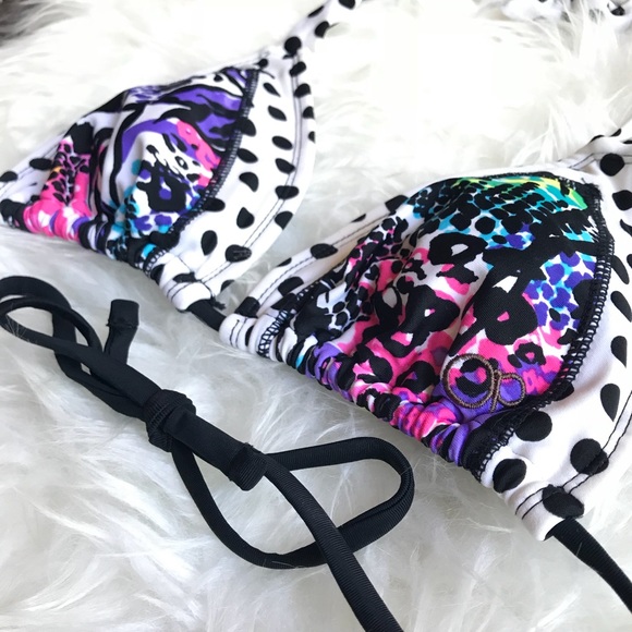 Patterned Bikini Top - Picture 3 of 4